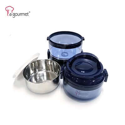 La Gourmet Pack To Go 2.35L 3-Tier Carrier With Removeable S/S Inner Bowl Corporate Gifts Singapore