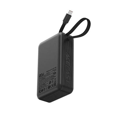 Acefast M21 Power Bank 20000mAh PD 65W Built-In Cable CCC Certified