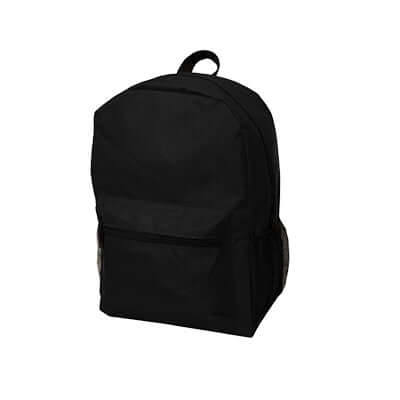 Nylon Backpack Series, versatile black backpack made of durable Nylon 600D, perfect as a corporate gift.