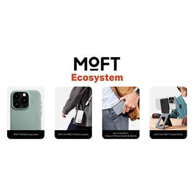 MOFT Snap-On Phone Stand & Wallet MOVAS™(Magnetic Charging Compatible)