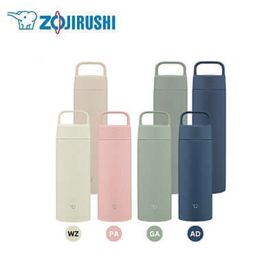ZOJIRUSHI Stainless Thermal Flask SM-RS collection featuring various colors and styles for corporate gift options