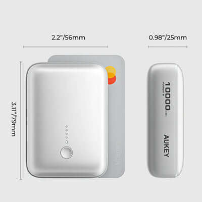 Aukey PB-Y55 Spark Mini 10000mAh Compact Fast Charging Power Bank with 20W PD Corporate Gifts Singapore