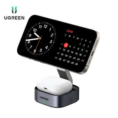UGREEN 2-in-1 Foldable Wireless Fast Charging Station Corporate Gift Singapore