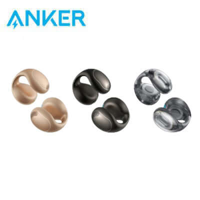 Anker Soundcore C40i Flexible and Comfortable Clip-On Earbuds in various colors for Corporate Gift.