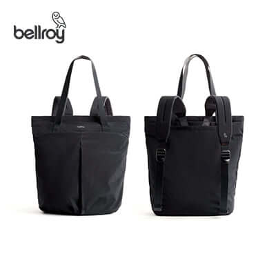 Bellroy Lite Totepack in black, versatile and lightweight tote bag suitable as a corporate gift.