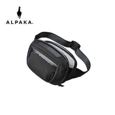 Alpaka Waist Pack 600D, a stylish and functional waist pack with multiple compartments for essentials.