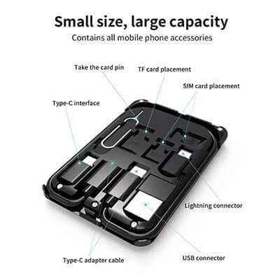 Multifuctional Cables Storage Box with Wireless Charging Corporate Gifts Singapore
