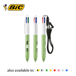 BIC 4 Colours Glacé Ballpen with Lanyard