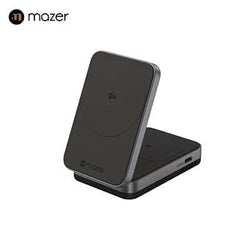 Mazer MagFold Duo+ Qi2 Certified 15W Foldable 2-in-1 Wireless Charger Corporate Gifts Singapore
