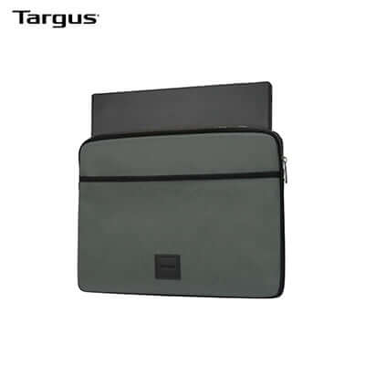 Targus 14” Urban Sleeve with laptop, offering protection and durability, ideal as a corporate gift.