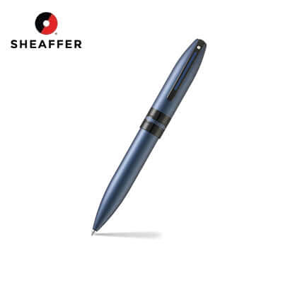 Sheaffer® ICON Metalic Ballpoint Pen in blue, a perfect choice for a corporate gift.