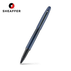 Sheaffer Matte Blue Rollerball Pen with Matte Black Trims Corporate Gifts Singapore