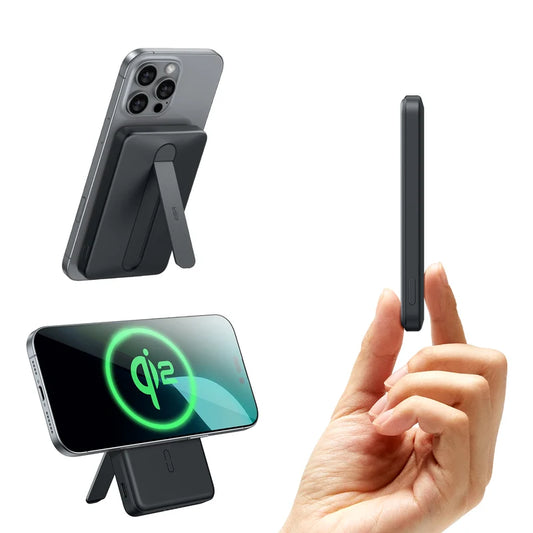 ESR Qi2 Magslim 5000mAh Magnetic Power Bank with Kickstand