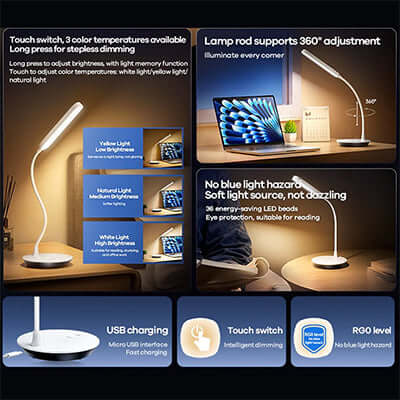 Remax 360° Flexible Portable Eye-caring LED Desk Lamp Corporate Gifts Singapore