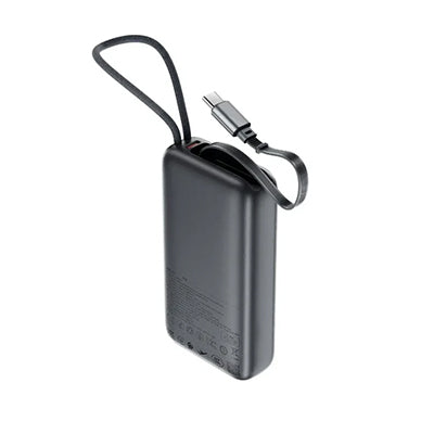 Acefast M32 Power Bank 10000mAh PD 35W Built-In Retractable Cable CCC Certified