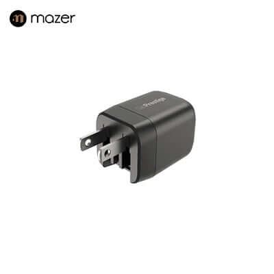 Mazer GaNPrestige 20W GaN Wall Charger US + UK Pin (2 Ports) Corporate Gifts Singapore