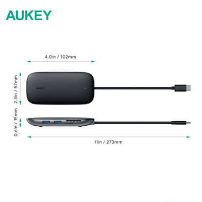 Aukey CB-C71 8-in-1 USB-C Hub Corporate Gifts Singapore
