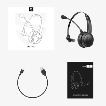 SOUNDPEATS A7 Pro AI Noise Cancellation Trucker Bluetooth Headset Corporate Gifts Singapore