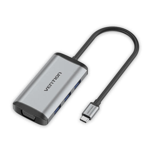 Vention 6-in-1 USB-C Docking Station with multiple ports for connectivity and power delivery