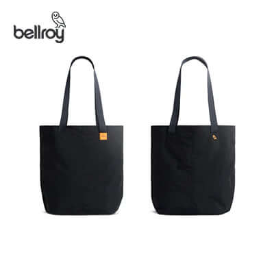 Bellroy City Tote Bag in black, showcasing its stylish design and functionality for a corporate gift.
