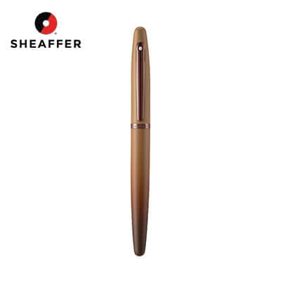 Sheaffer® Coffee Edition Matt Brown Rollerball Pen with elegant light coffee brown finish and regal brown trims.