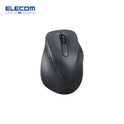 ELECOM 5 Button BT Silent Mouse top view, durable and quiet Bluetooth mouse for corporate gifts.