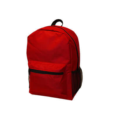 Nylon Backpack Series in vibrant red color, versatile and durable design perfect for everyday use.