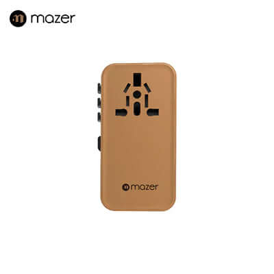 Mazer PD100W GaN Universal Travel Charger With Built-in USB C Cable Corporate Gifts Singapore