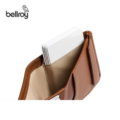 Bellroy Coin Wallet displaying card slots and sleek design, ideal for corporate gift giving.