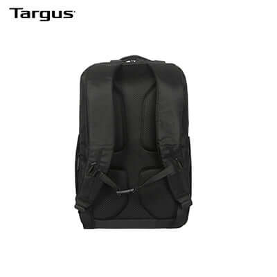 Targus 15-16" Work+™ EcoSmart® Backpack front view with ergonomic design and padded straps.