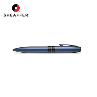 Sheaffer® ICON Metalic Ballpoint Pen in sleek blue design, perfect for corporate gifts and exceptional writing experience.