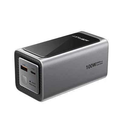 Acefast M33 Power Bank 20000mAh PD 100W Fast Charging with Built-In Cable CCC Certified