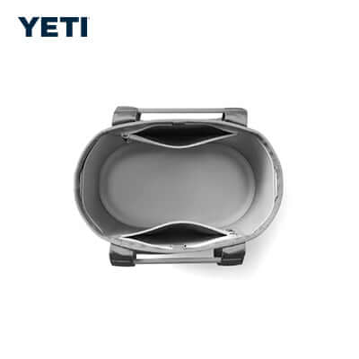 Top view of Yeti Camino® 35 Carryall Tote Bag showcasing its spacious interior and deployable dividers.