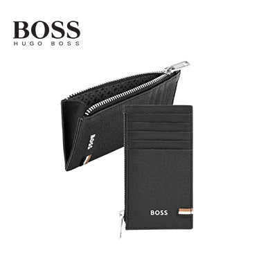 Hugo Boss Card Holder Zip Iconic Black