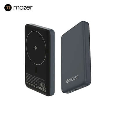 Mazer MagAir21 10,000mAh Ultra Slim Magnetic Wireless Power Bank Qi2 Certified 15W Corporate Gifts Singapore