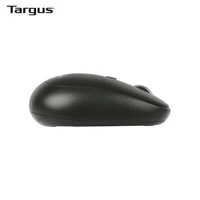 Targus Midsize Comfort Multi-Device Antimicrobial Wireless Mouse side view, ideal corporate gift.