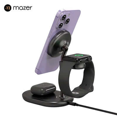 Mazer MagDesk 630 3-in -1 Wireless Charger Corporate Gifts Singapore