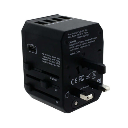 Valore Universal Travel Adaptor with 4 USB + 1 Type-C Output (AC57) Corporate Gifts Singapore
