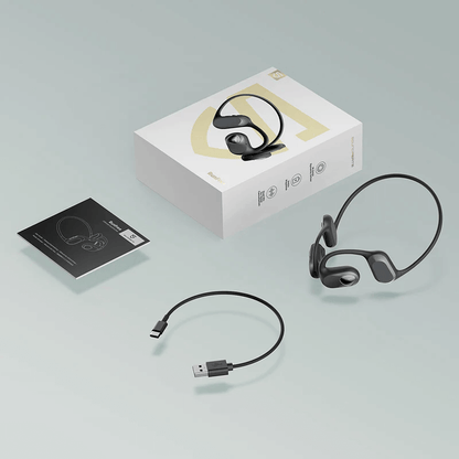 SOUNDPEATS RunFree Open-ear Sport Headphones with packaging and accessories for active lifestyles.