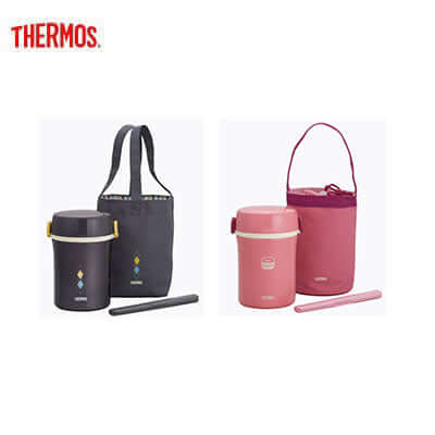 Thermos JBC-800 Lunch Tote featuring stylish containers perfect for meals, ideal corporate gift for food lovers.