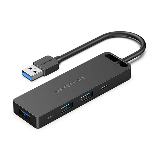 Vention 6-in-1 USB Hub providing multiple connectivity options for devices and ideal for corporate gifts.