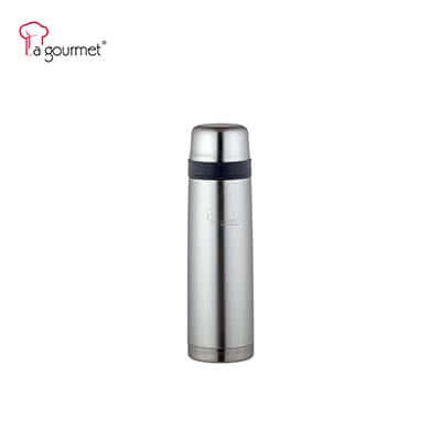 La Gourmet Classic 1L Thermal Flask, stainless steel, durable and stylish design, perfect for hot and cold beverages.