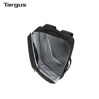 Targus 15.6" Urban Convertible Backpack interior view showcasing spacious compartment.