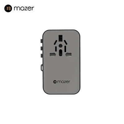 Mazer Infinite PD70W Gan Universal Travel Charger With Built-in USB C Cable Corporate Gifts Singapore