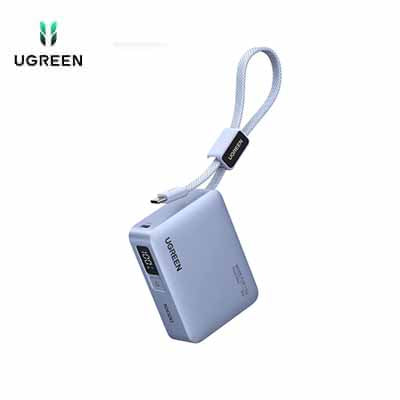 Ugreen PB584 CCC 10000mAh 33W PD Fast Charging Built-in Cable Powerbank