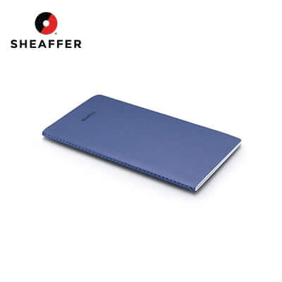 Sheaffer Quikfill 90 GSM Ruled Notebook in blue, perfect for creative endeavors and corporate gifts.