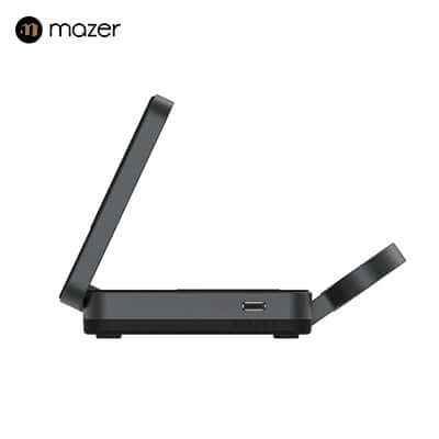 Mazer MagFold Trio Qi2 Certified 15W Foldable 3-in-1 Wireless Charger Corporate Gifts Singapore