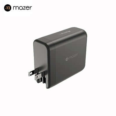Mazer GaNPrestige 140W Gan Wall Charger With Travel Pins (4 Ports) Corporate Gifts Singapore
