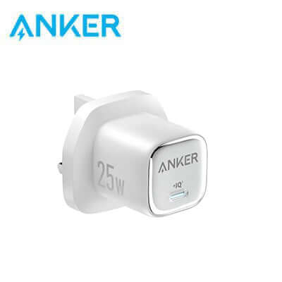 Anker 25W USB C PPS Charger A2656, compact design, perfect for rapid charging and as a corporate gift.