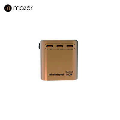 Mazer Infinite Travel PD160W GaN Universal Travel Charger Corporate Gifts Singapore